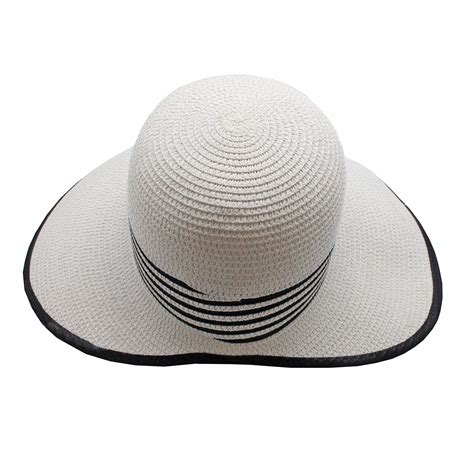 Black & White Straw Hat - Best of Everything | Online Shopping