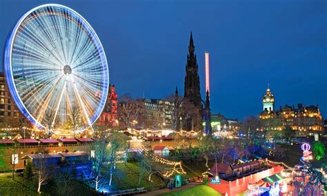 Edinburgh Christmas Markets with Flights at Crystal Travel | Groupon Getaways