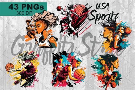 USA Sports - Graffiti Style Graphic by MVDigital.Art · Creative Fabrica