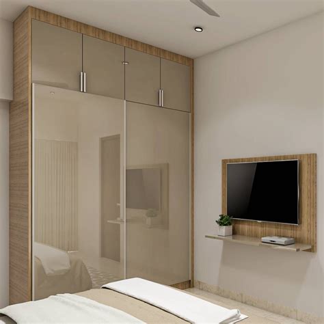 2-Door Sliding Wardrobe Design Bedrooms | Livspace