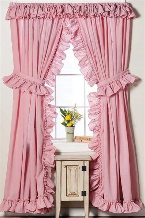 Priscilla Cottage Ruffled Curtains in 2021 | Ruffle curtains, Fancy curtains, Cottage curtains