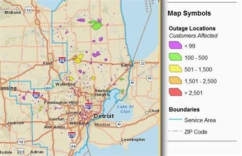 Consumers Power Outage Map Michigan