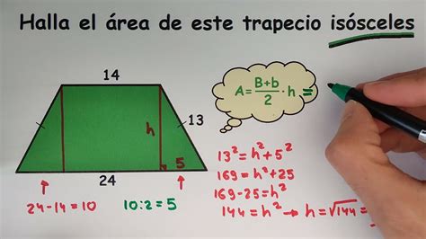 Formula Para Calcular El Area Y Perimetro De Un Trapecio - Design Talk