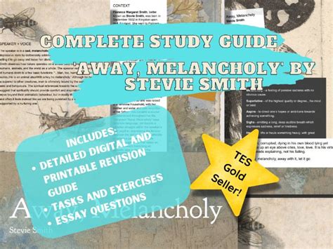 'Away, Melancholy' by Stevie Smith - Complete Study Guide | Teaching ...