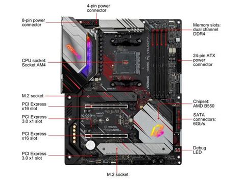 ASRock Phantom Gaming B550 AM4 ATX AMD Motherboard - Newegg.ca