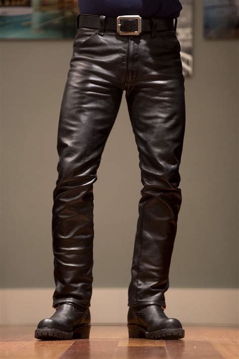 Leather Pants and Boots | Leather jeans men, Mens leather pants, Leather jeans