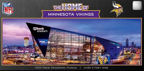 Minnesota Vikings NFL - Stadium, 1000 Pieces, MasterPieces | Puzzle ...