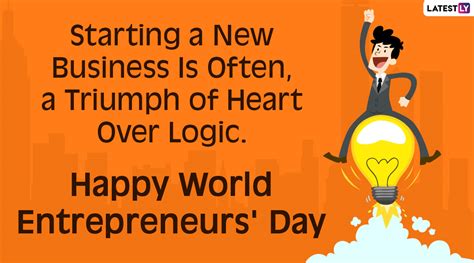 World Entrepreneurs’ Day 2020 Wishes: WhatsApp Messages, Greetings, HD ...