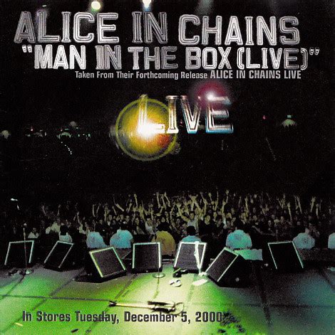 Alice In Chains - Man In The Box (Live) | Releases | Discogs