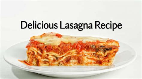 Discover the Magic of Chef John's Lasagna Recipe - Recall Mcisaac