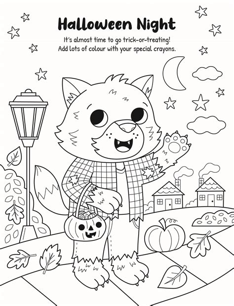 Ghosts, Witches, Monsters Colouring – Igloo Books