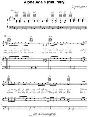 "Alone Again (Naturally)" Sheet Music - 15 Arrangements Available Instantly - Musicnotes