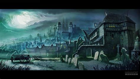 02a Gothic city environment by Rizov on DeviantArt