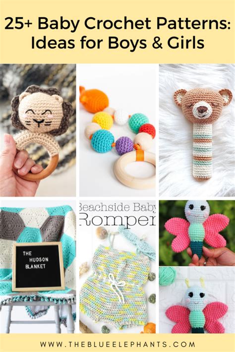 25+ Baby Crochet Patterns: Quick Crochet Ideas for Boys & Girls!