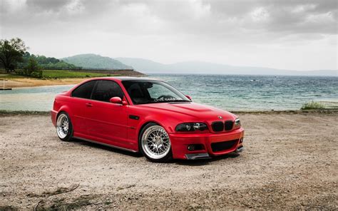 Download wallpapers BMW M3, E46, red coupe, exterior, E46 tuning, red ...