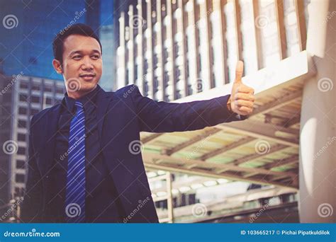 Businessman Showing Thumbs Up. Stock Image - Image of corporate, happy: 103665217