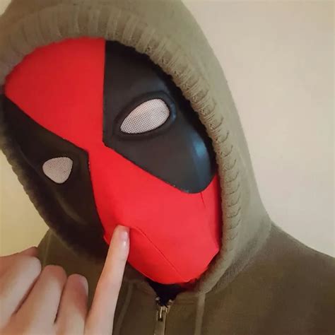 Lycra Super Stretch Deadpool Mask Halloween Cosplay Costume Deadpool ...