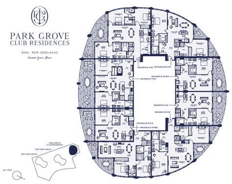 Floor Plans Club Residences ~ Park Grove Residences in Coconut Grove