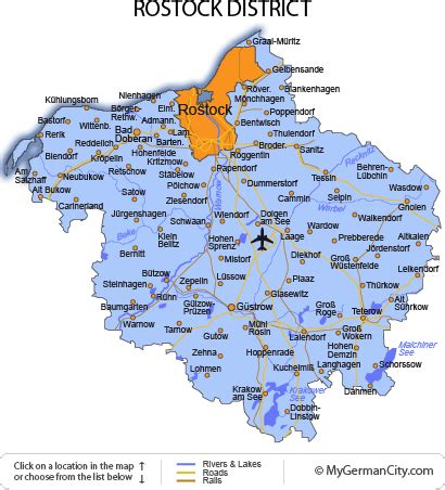 Rostock Germany Map