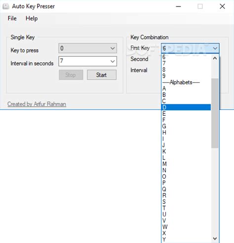 Auto Key Presser 0.0.7 - Download, Review, Screenshots