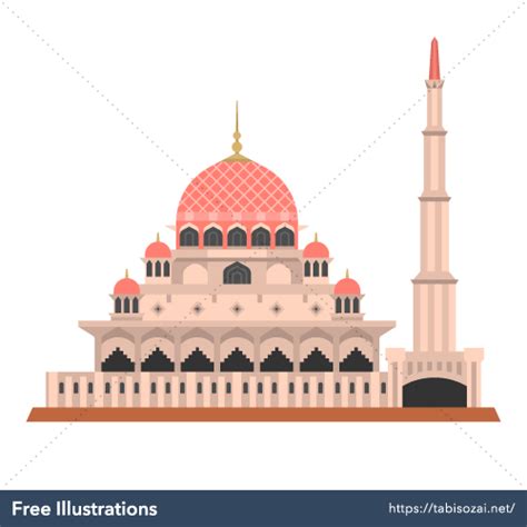 Putra Mosque, Malaysia | Free Illustrations - Tabisozai Sands Singapore ...