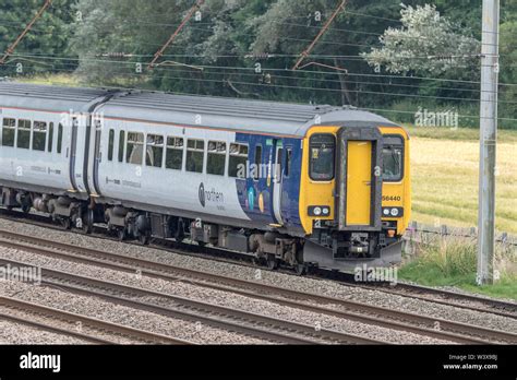 British Rail Class 156 Super Sprinter diesel multiple unit train ...