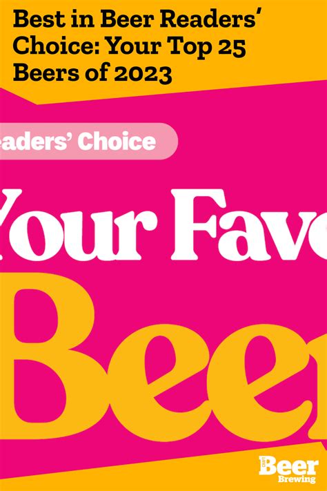 Best in Beer Readers’ Choice: Your Top 25 Beers of 2023 | Craft Beer ...