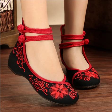 Fashion Chinese Shoes Women Chinese Embroidered Shoes Cheap Chinese ...