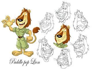 Paddle Pop Lion character sheet | Character design animation, Character ...