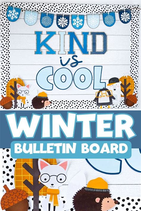 WINTER Bulletin Board Winter Classroom Bulletin Board Kit Classroom Decor Winter Classroom ...