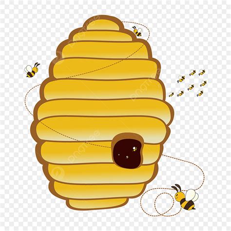 Natural Beehive Vector Design Images, Natural Beehive Beehive Clip Art, Beehive Clipart, Beehive ...