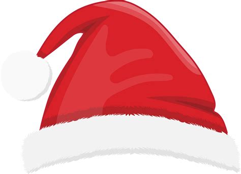 Christmas hat or Santa hat in new year holiday cartoon design 19841550 PNG