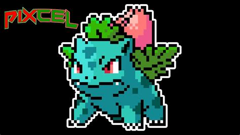 Ivysaur en pixel art | Pokémon primera generación | N° 002 - YouTube