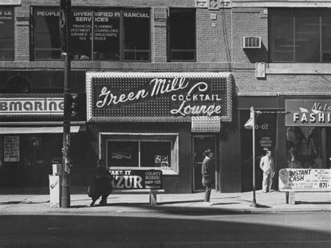 Green Mill Cocktail Lounge | Chicago, Illinois | 1907 | Chicago photos, Chicago history, Chicago