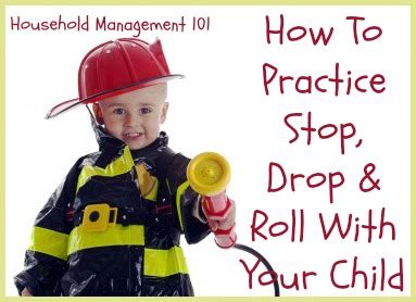 How To Practice Stop Drop And Roll With Your Kids