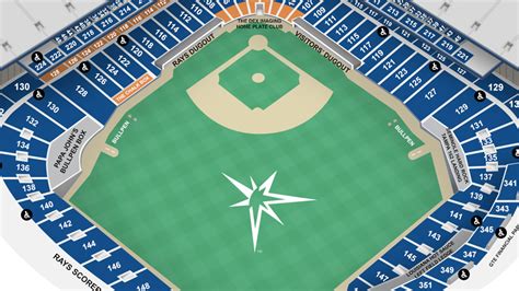 Tropicana Field Seating Chart Seat Numbers | Brokeasshome.com