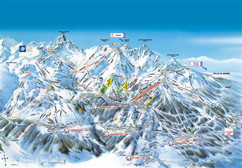 Courchevel Piste Map | trails & marked ski runs | SNO