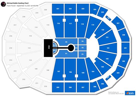 Fiserv Forum Seating Charts for Concerts - RateYourSeats.com