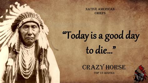 Crazy Horse - Best Native American Chief Quotes / Proverbs About Life ...