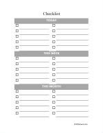 FREE Checklist Template Word or Excel | 32 Templates