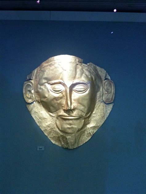 Mask of Agamemnon | In the National Archaelogical Museum | Rich Holeton ...