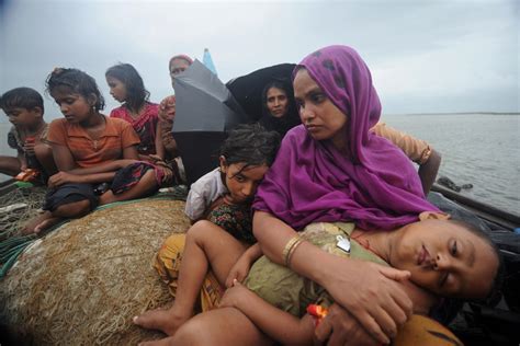 Myanmar's neighbours urged to let in refugees