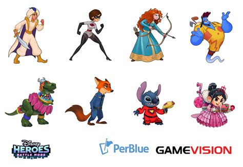 GameVision Studios - Disney Heroes: Battle Mode - 2D Characters