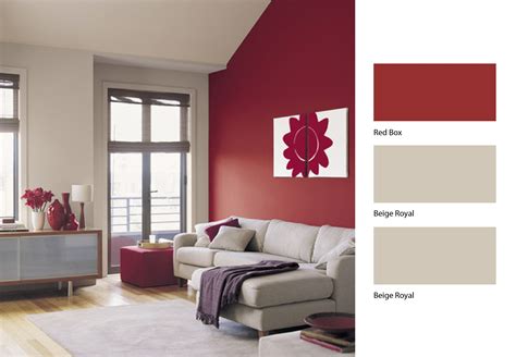 Paint Colour Trends | Paint colors for living room, Accent walls in living room, Red living room ...