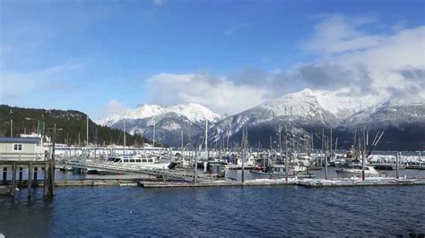 Haines, Alaska at the small boat harbor! A beautiful winter day. - YouTube