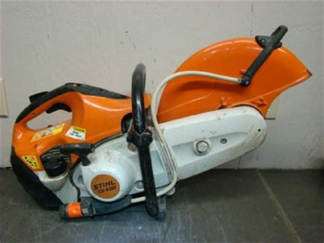 STIHL TS 420 WITH NEW BLADE 14" GAS CONCRETE CUT-OFF SAW TS420 CUTQUIK | eBay