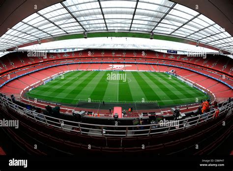 View inside the Emirates Stadium (also known as Ashburton Grove ...