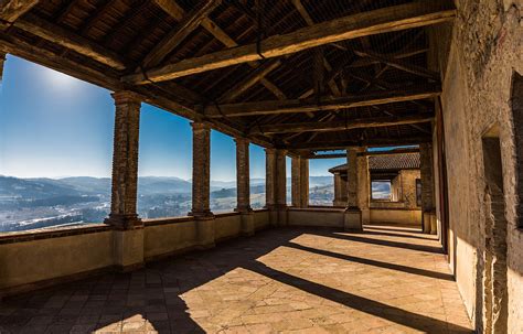 The Castle of Torrechiara (Parma, Italy), the fortress with a frescoed heart