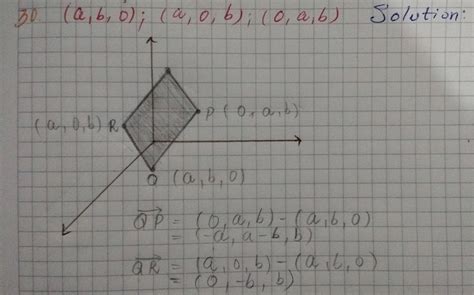 linear algebra - Area of a parallelogram with three points in $\mathbb{R}^{n}$: $(a,b, 0); (a, 0 ...