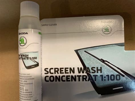 Skoda Screen Wash Concentrate 1;100 40ml Bottle Box 25